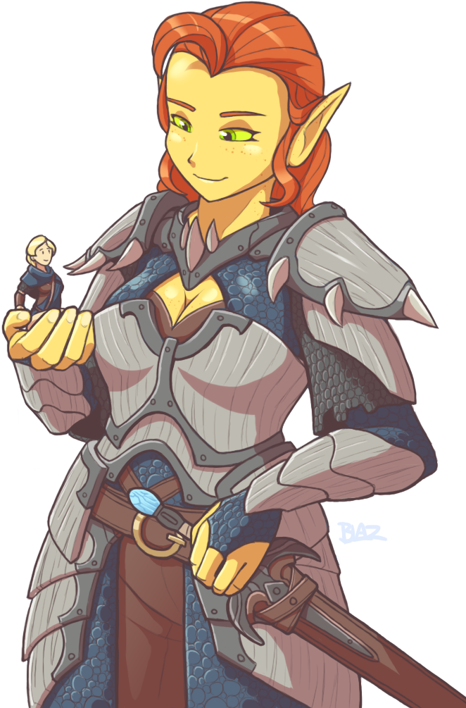 Altmer And Nord (680x1080), Png Download