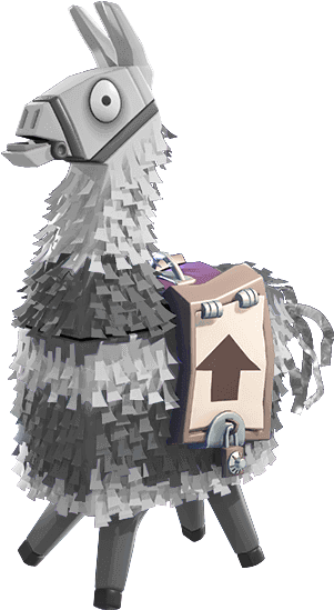 Black & White Llama - Llama Fortnite (548x548), Png Download