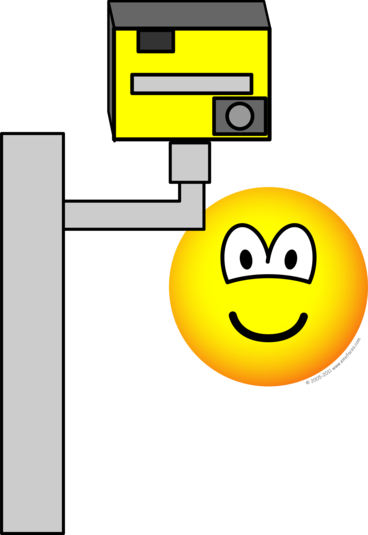 Speed Camera Emoticon - Emoticon (368x535), Png Download