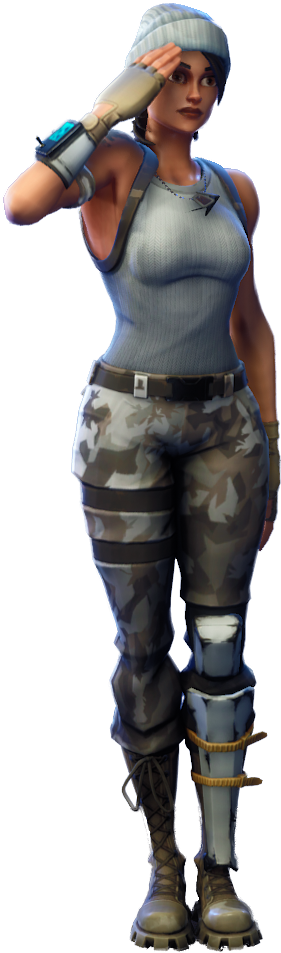 Salute - Skin De Fortnite Png (1000x1000), Png Download