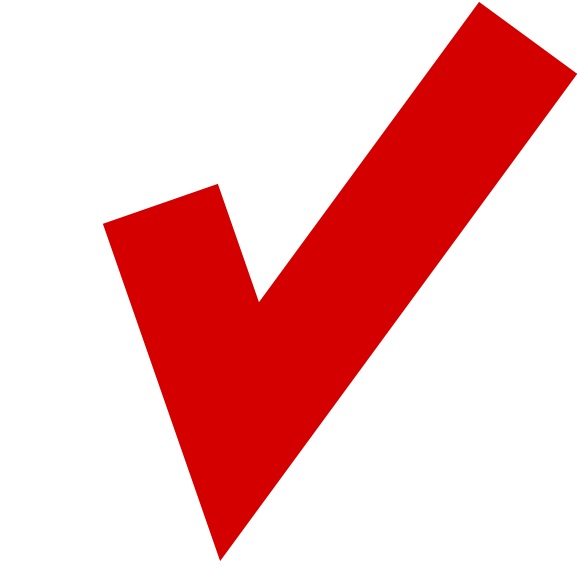 Red Tick In Box (588x599), Png Download