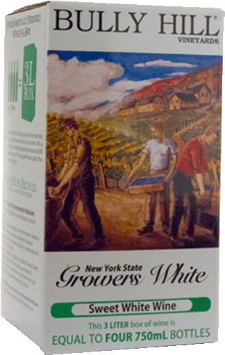 Growers White Box - Bully Hill Growers Blush (350x572), Png Download