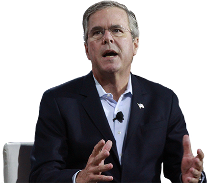 Jeb Bush At The Ed Summit - Jeb Bush Png (600x375), Png Download