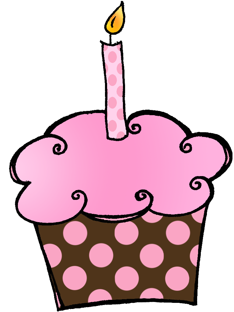Birthday - Birthday Cupcake Clip Art (823x1079), Png Download