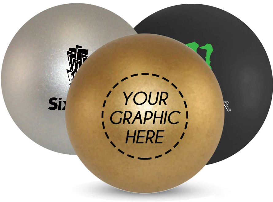 Custom Silver, Gold Or Black Ping Pong Ball - Custom Ping Pong Balls (1000x1000), Png Download