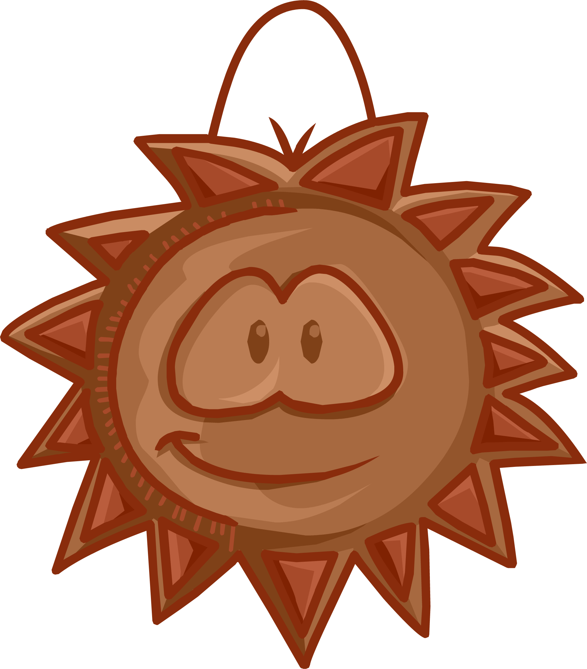 Terracotta Sun - Png - Club Penguin Sun (1980x2257), Png Download