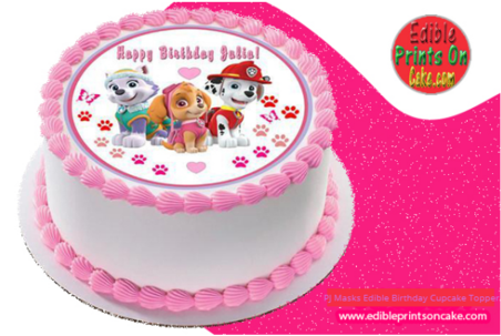 Pj Masks Edible Birthday Cupcake Topper - Jakks Pacific Paw Patrol Skye Activity Tray (480x480), Png Download