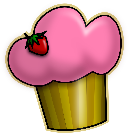 Cupcake Clip Art Free Clipart Images - Clip Art (524x552), Png Download