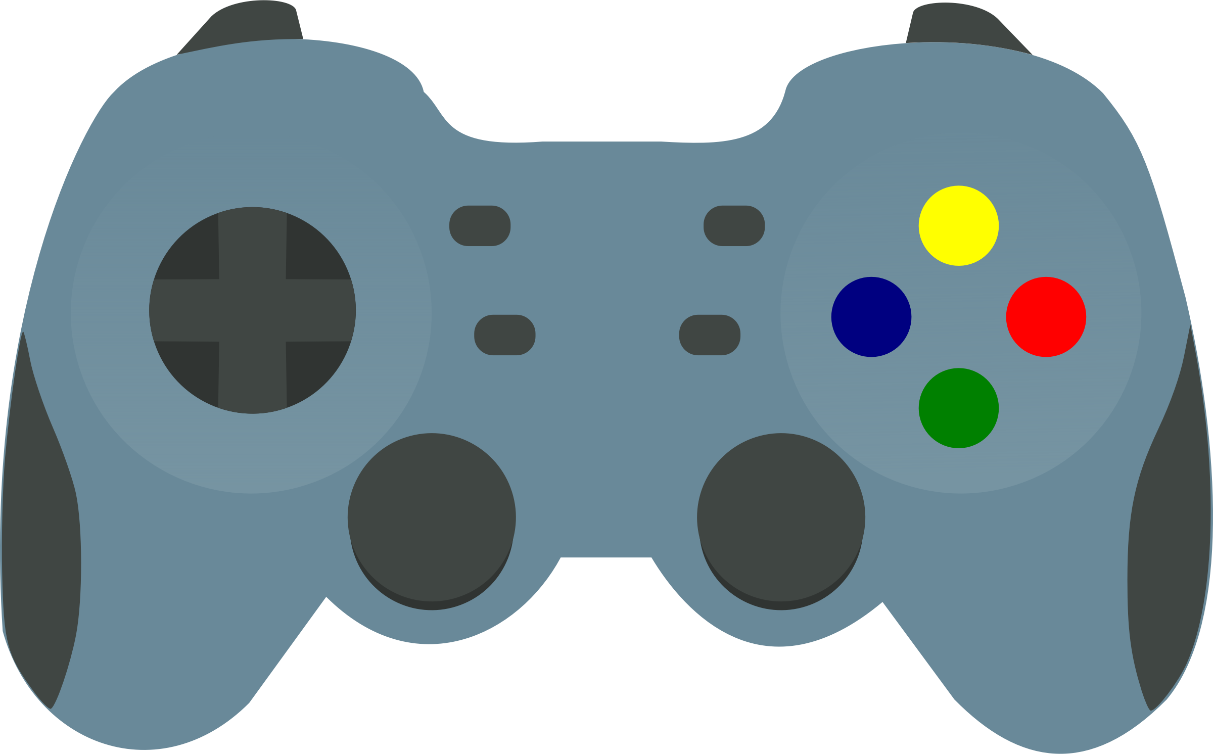 Xbox 360 Controller Clipart 1 Source - Gamepad Clip Art (1206x750), Png Download