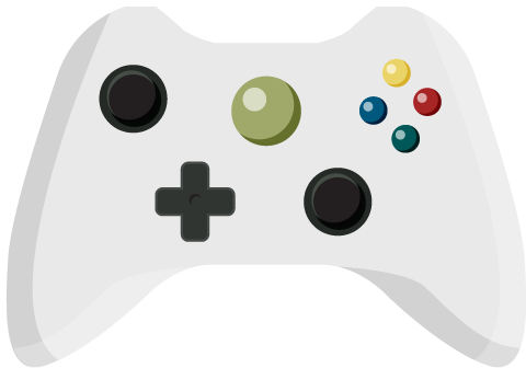 Game Clipart Game Controller - Clip Art Game Controller (480x336), Png Download