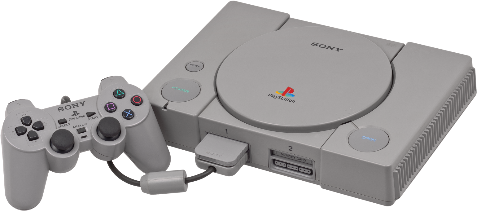 412kib, 1280x587, Scph7502 - Playstation 1 Console [pre-owned] Ps1 (1280x587), Png Download