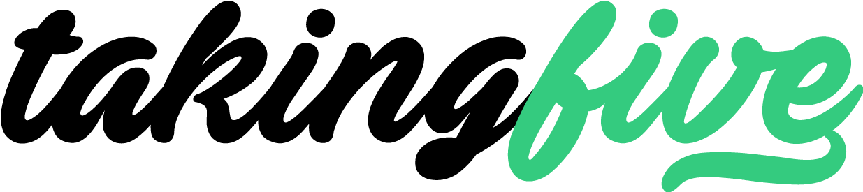 Taking Five - Calligraphy (1268x299), Png Download