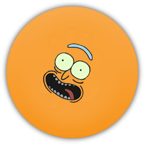 Rick And Morty Bitcoin (500x500), Png Download