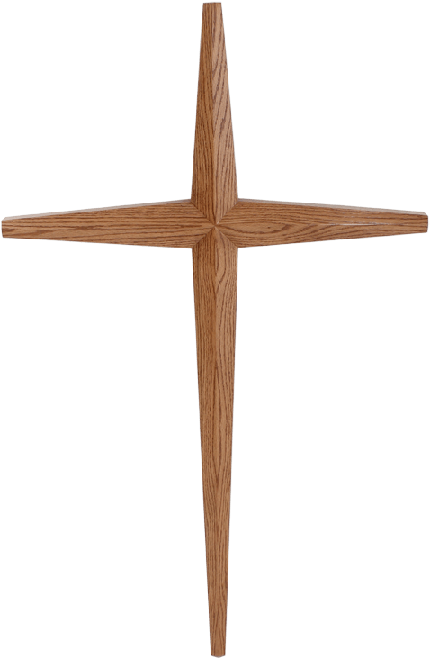 Wall Mounted Starburst Cross - Cross (546x800), Png Download
