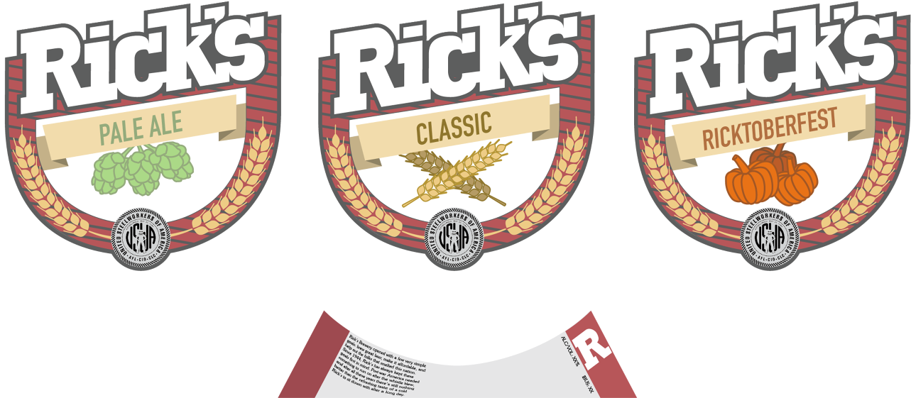 A Cold Rick's - Label (1340x683), Png Download