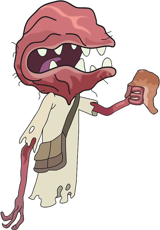 × - Monster Rick And Morty Png (600x800), Png Download
