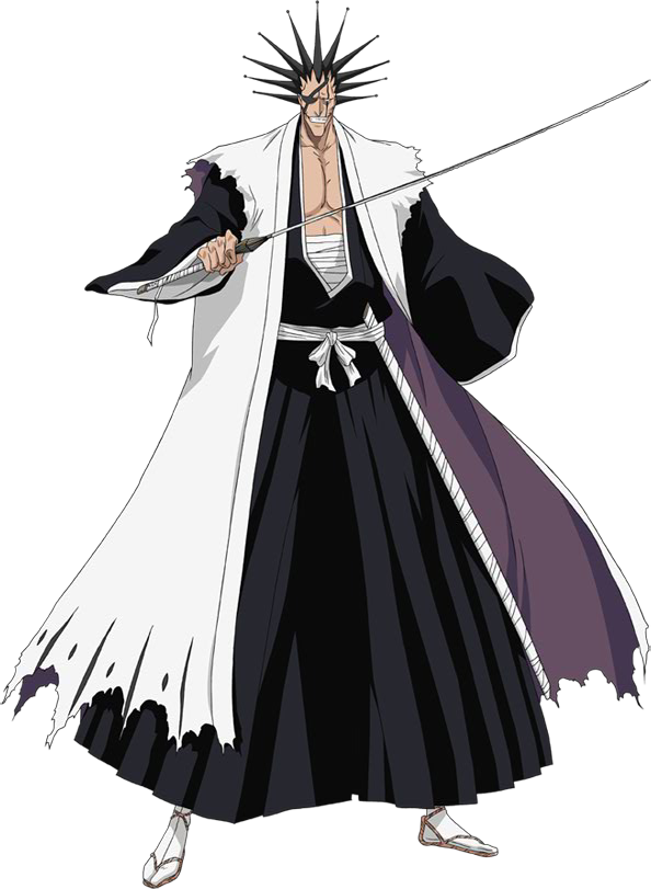 Kenpachi Zaraki - Bleach - Kenpachi Zaraki (594x811), Png Download