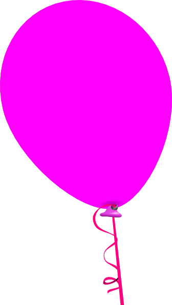 Balloon Clipart Pink Balloon - Balloon Clip Art (336x596), Png Download
