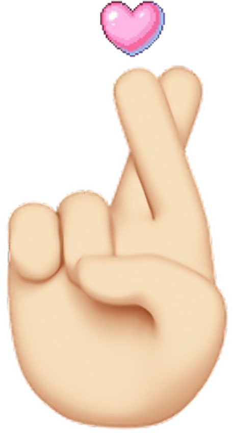 Hand Emoji Pink Finger Heart Emojis - Emoji (1024x1024), Png Download