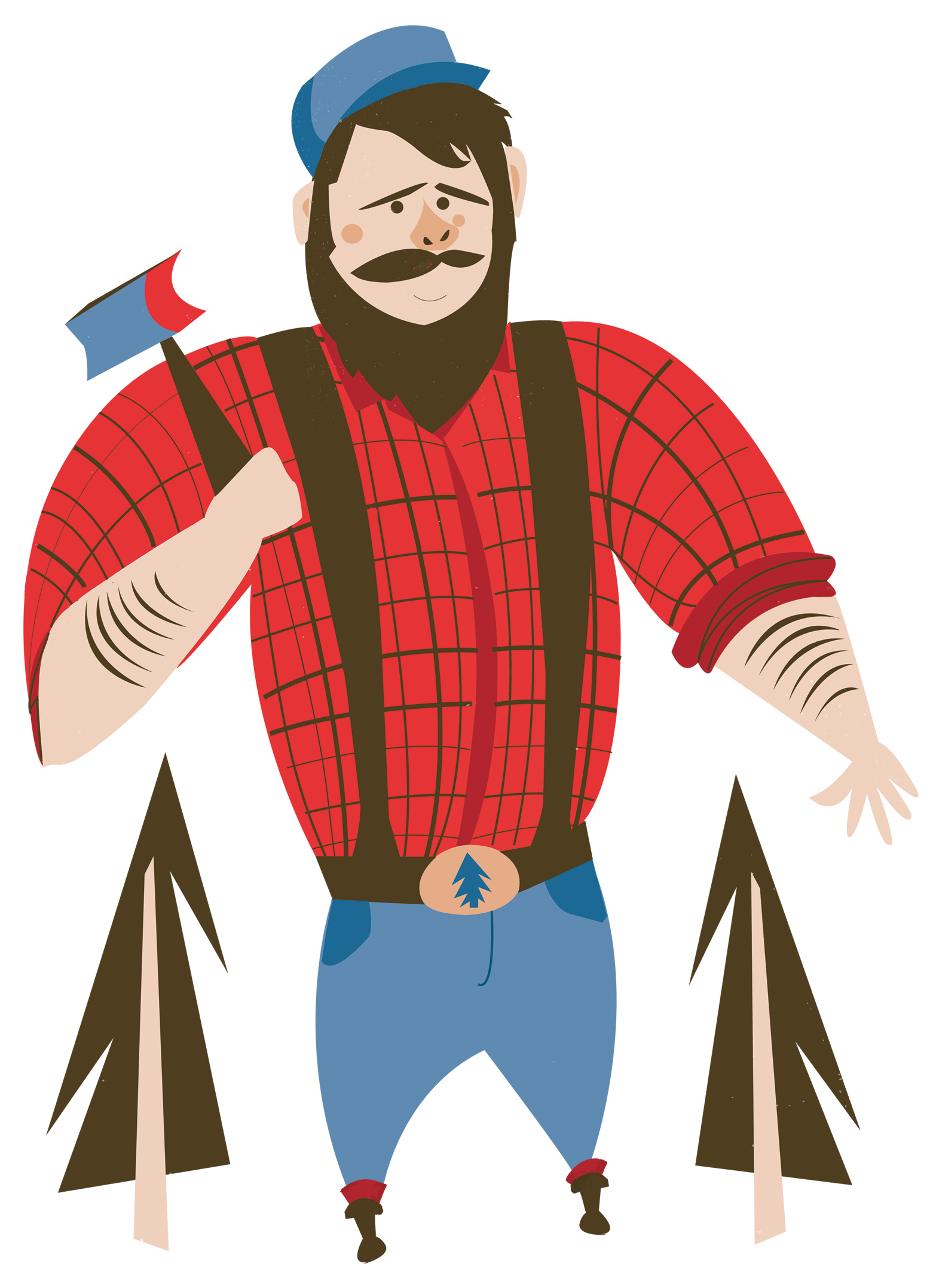 Paul Bunyan Based On - Paul Bunyan (1600x2157), Png Download