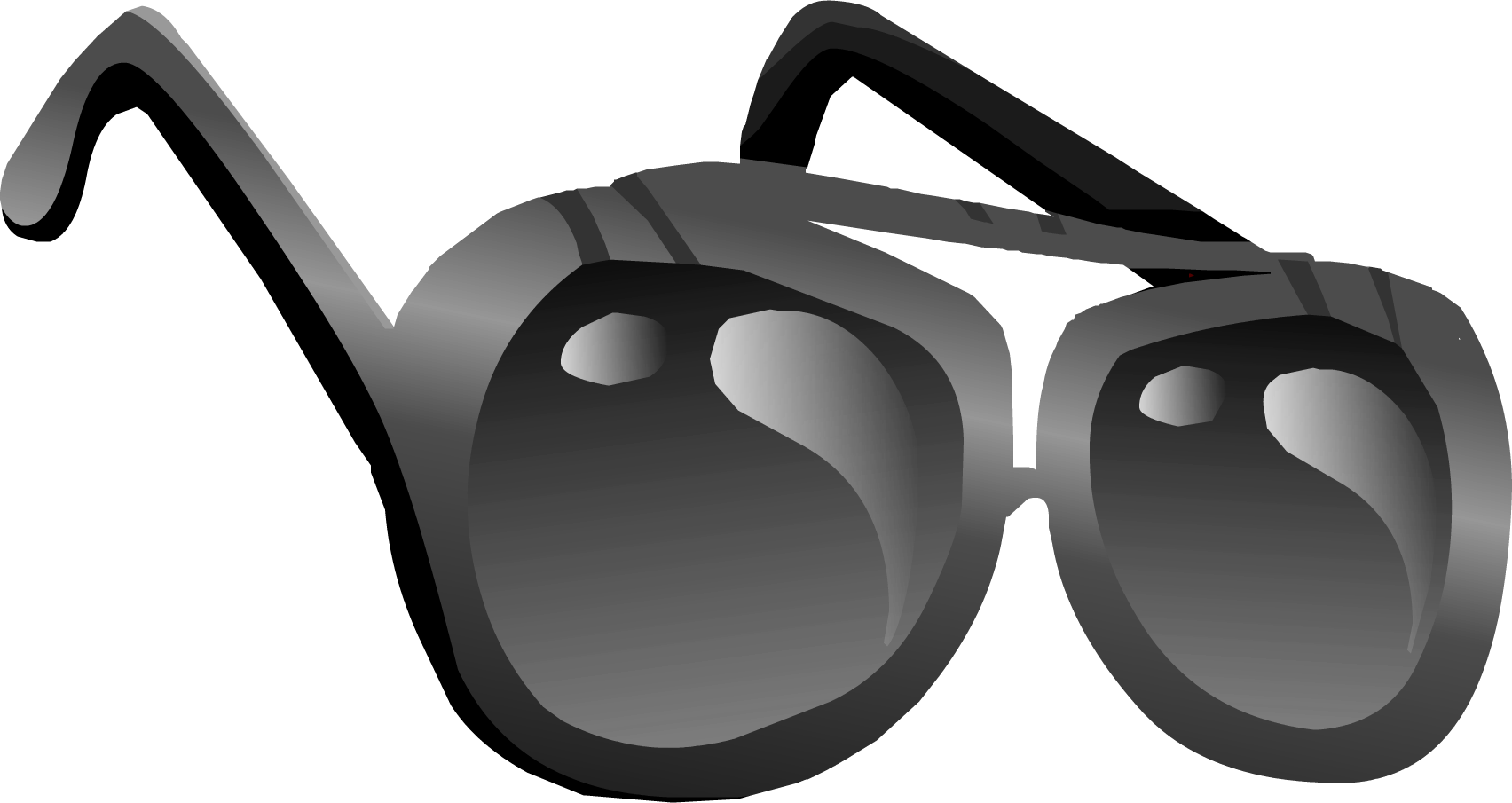 Vector Sunglasses Cop - Club Penguin Sunglasses (1704x905), Png Download
