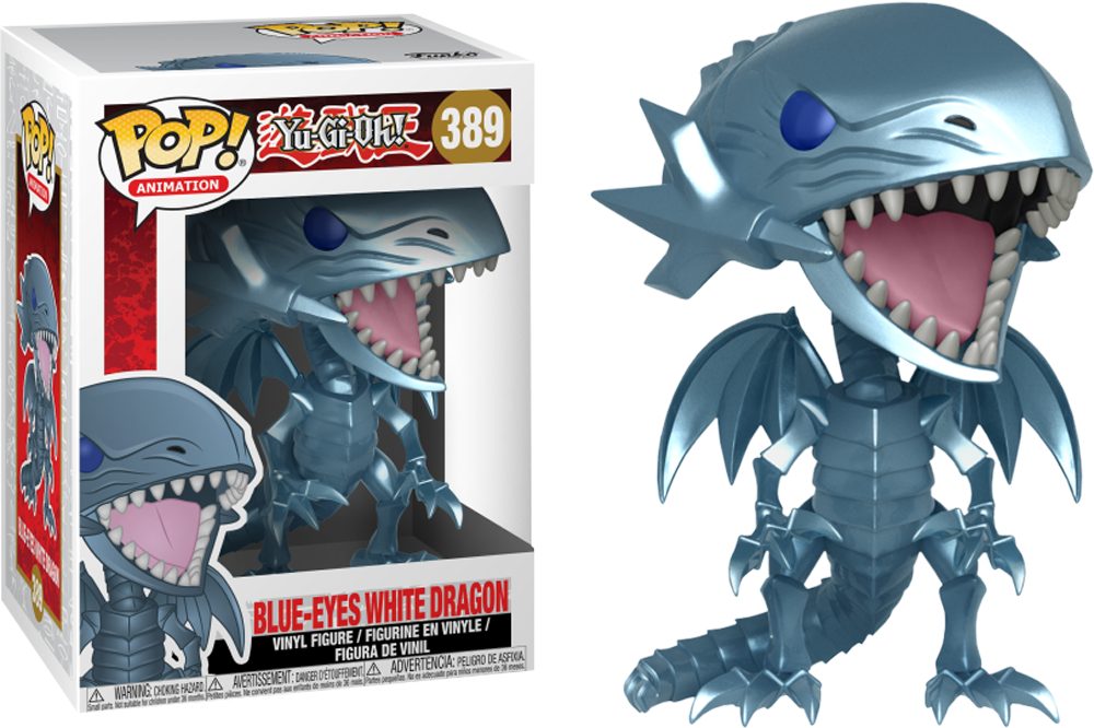Blue Eyes White Dragon Funko Pop Vinyl Figure - Blue Eyes White Dragon Funko Pop (1000x666), Png Download