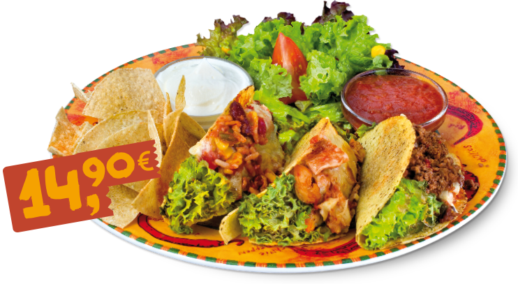 Mittwoch All You Can Eat Calimeros Tacoteller - Hainan Cuisine (742x407), Png Download