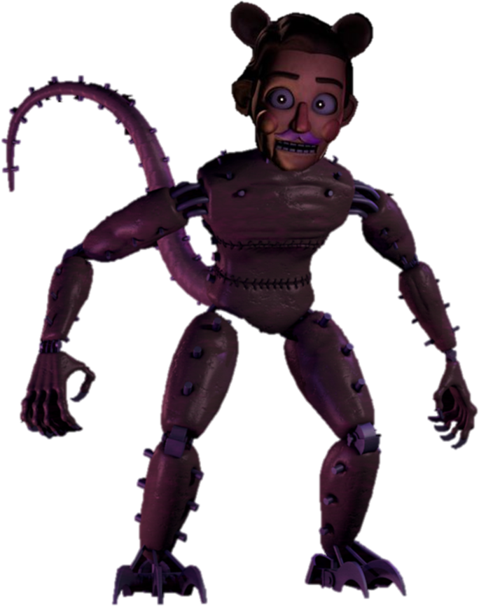 Monster Markiplier Full Body By Fnatirfanfullbodies - Fnac 3 Shadow Rat (865x923), Png Download