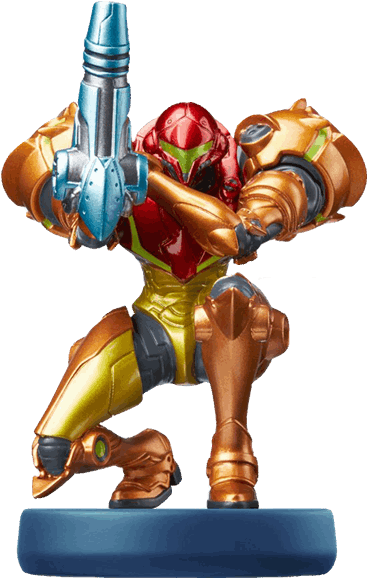 Metroid Return Of Samus Amiibo (380x408), Png Download