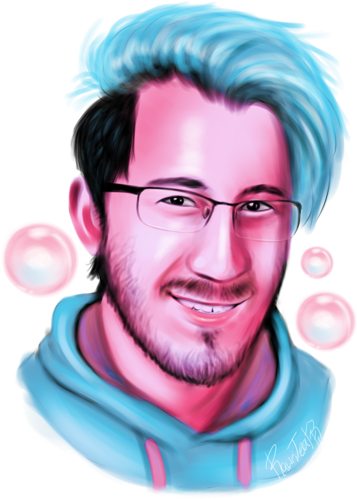 Bubblegum Markiplier By Rawri-tea On Deviantart - Illustration (766x1044), Png Download