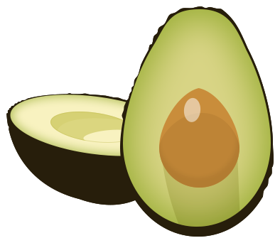 Tortilla Factory - Avocado Emoji Without Background (408x408), Png Download