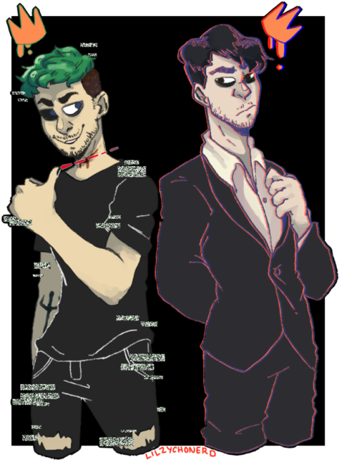 3 - Antisepticeye Art (500x656), Png Download