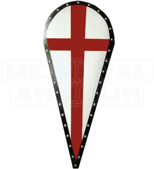 Wooden Red Cross Kite Shield - Kite Shield (550x550), Png Download