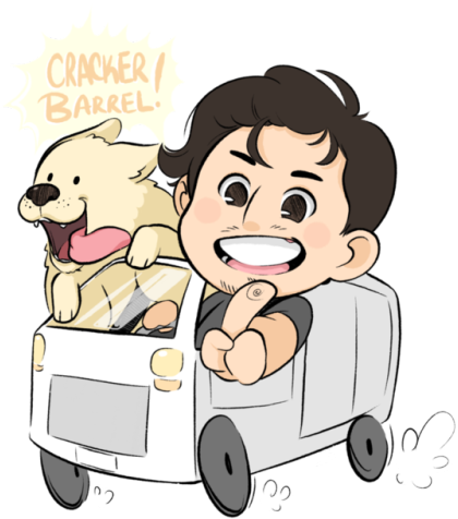 “i Can Take Chica, And We Can Go To Cracker Barrel, - Cartoon (500x500), Png Download
