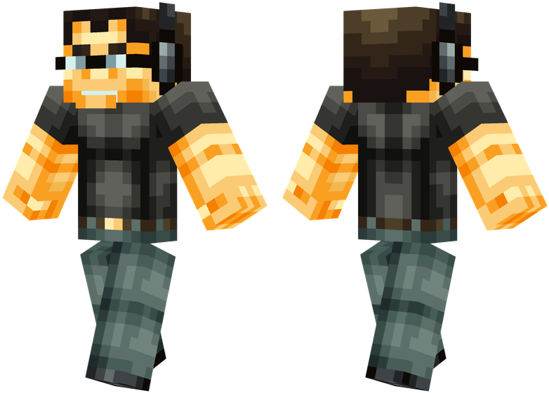 Markiplier - Minecraft Skin Steve Hd (804x576), Png Download
