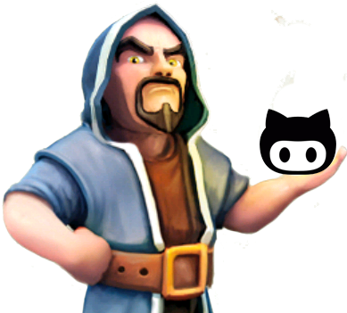 Github A Wizard Hat - Mago Clash Of Clans (408x350), Png Download