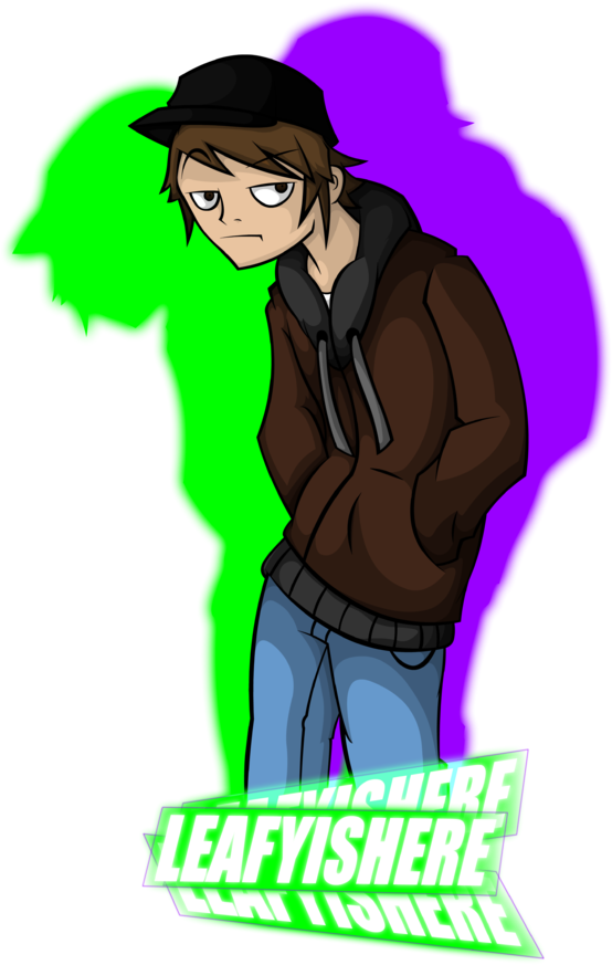 Leafyishere Art Png (590x958), Png Download