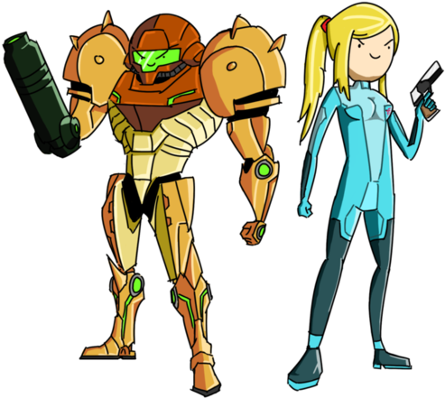 Adventure Time Samus By Xluigibobx-d3jgaxt - Samus Bitch (563x479), Png Download