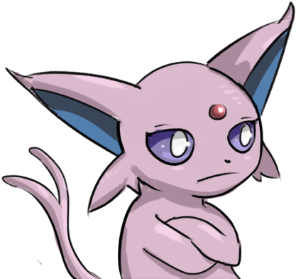 Pokémon Sun And Moon Pokémon X And Y Face Pink Purple - Espeon Meme (450x420), Png Download
