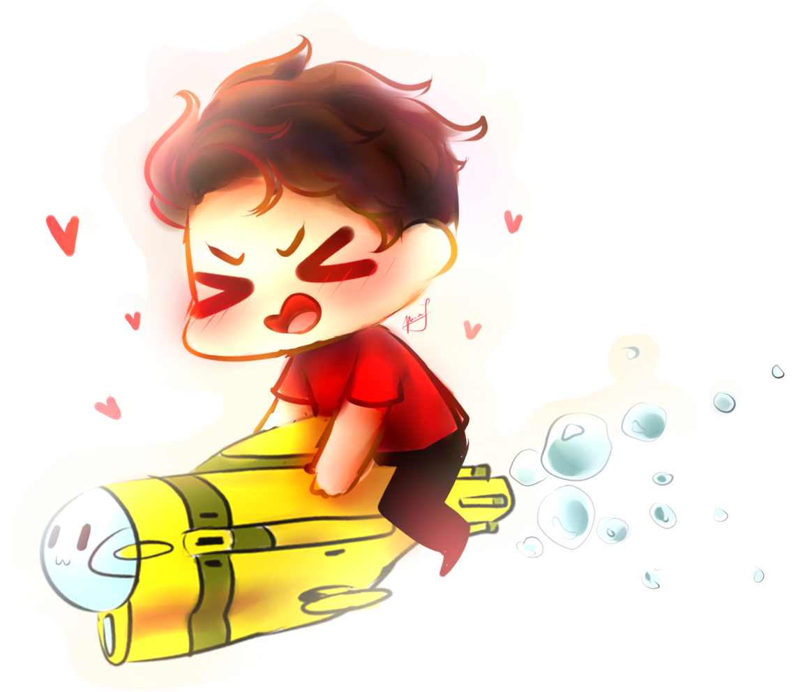 Collection Of Free Markiplier Transparent Big Box Barry - Anime Sea Emperor Subnautica Fanart (1280x1113), Png Download