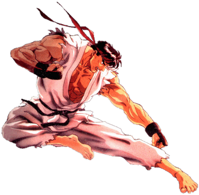 Ryu Shoryuken Png Graphic Free Stock - Street Fighter Ii Movie (1994) (400x391), Png Download