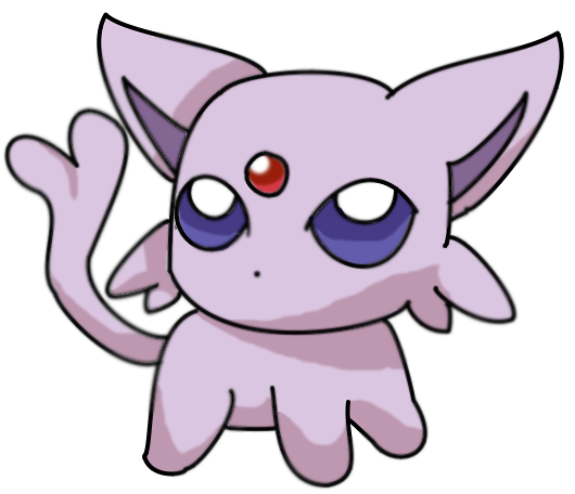 Clip Stock Espeon By Espifox On Deviantart - Espeon Chibi (552x480), Png Download
