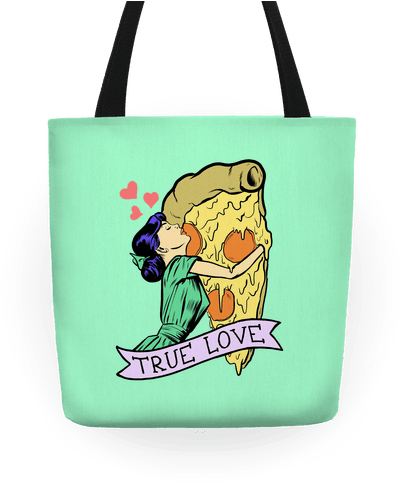 True Love Comics And Pizza Tote - True Love Pizza (484x484), Png Download