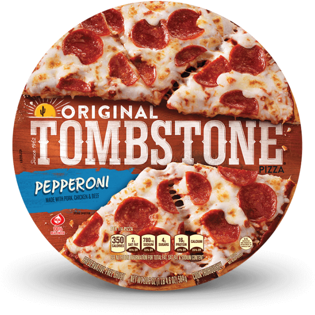 Original Pepperoni Pizza - Tombstone Pizza (690x690), Png Download