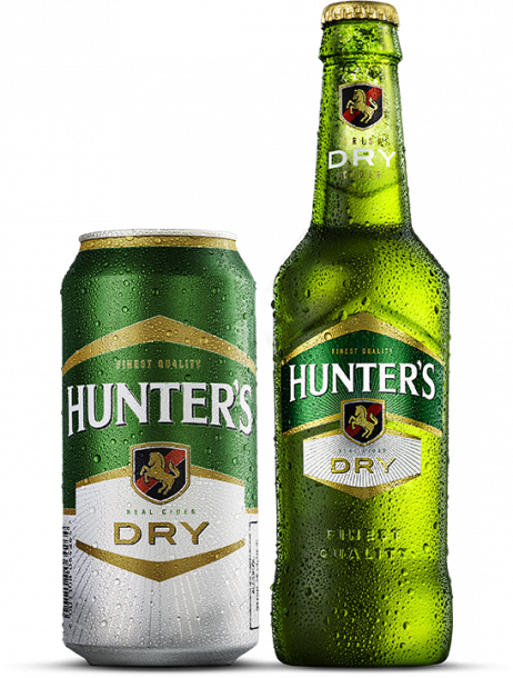 Hunter's Dry - Hunters Dry Cider (462x610), Png Download