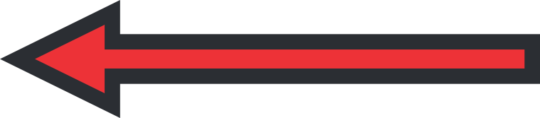 Zona Para Que Escribas Las Instrucciones Del Programa - Flecha A La Izquierda Roja (759x167), Png Download