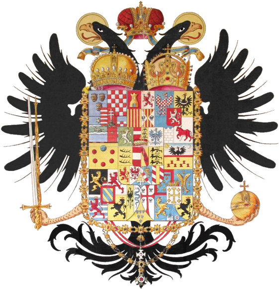 37789004 - Coat Of Arms Of Habsburg Monarchy (587x600), Png Download