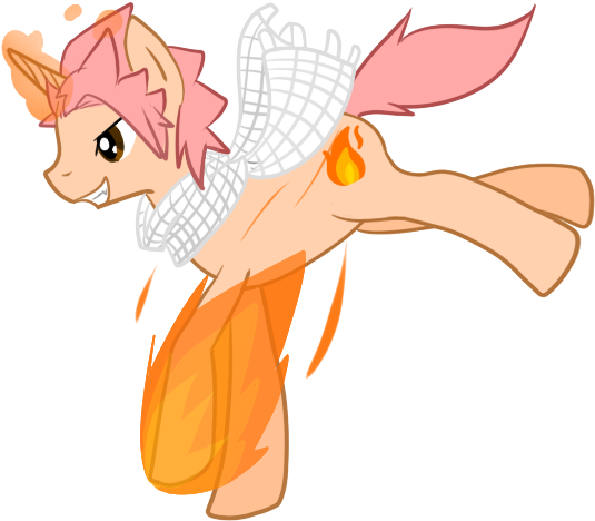 Mangotwizzlers, Crossover, Dracony, Fairy Tail, Fire, - Fairy Tail Natsu Mlp (600x516), Png Download