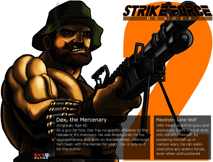 This Is The Character From Sfh 2 Who Was Smoking - Strike Force Heroes 2 The Sniper (756x567), Png Download