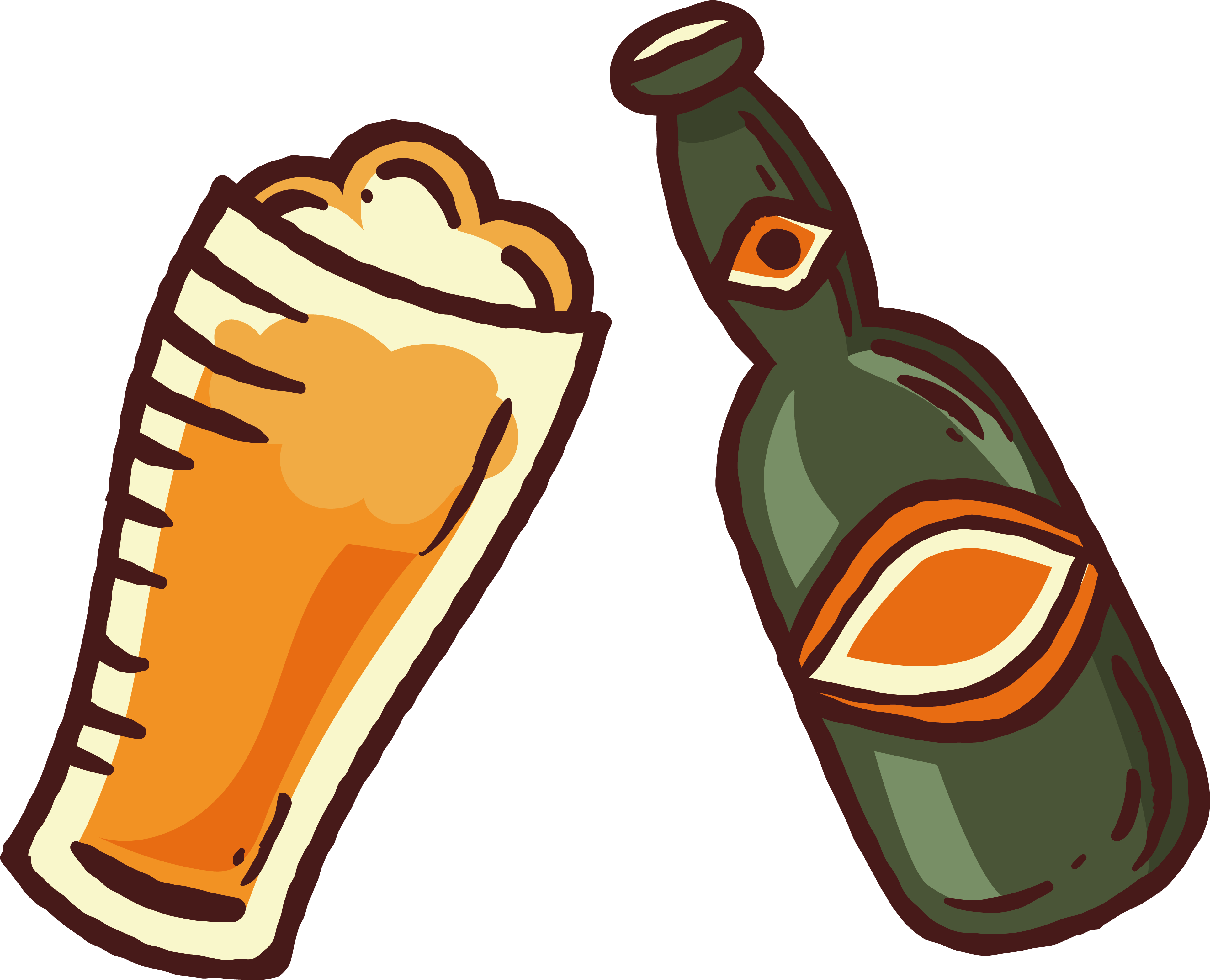 Beer Clip Art Cheers Festival Transprent Png - Cheer Beer Icon Png (3858x3126), Png Download